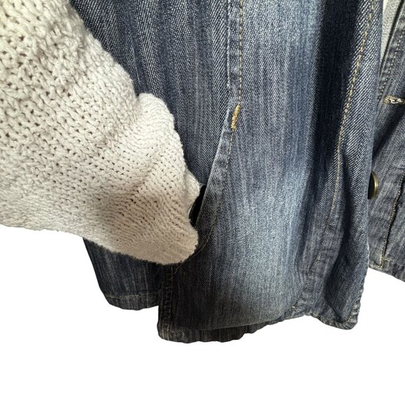 Mens XXL Surco Blue Jacket With Embroidered Eagle Design Western - Picture 5 of 9